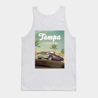 Tampa Florida Travel poster Tank Top